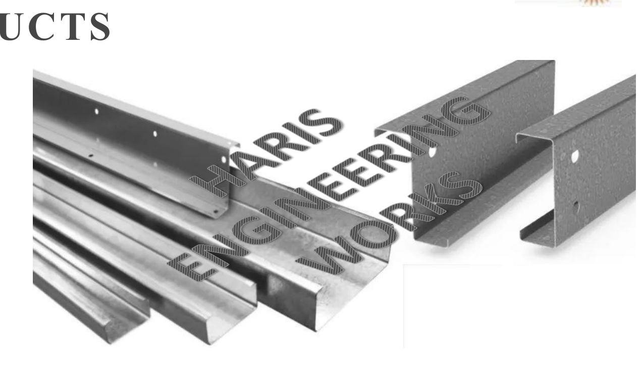 Z and C purlins for solar structures