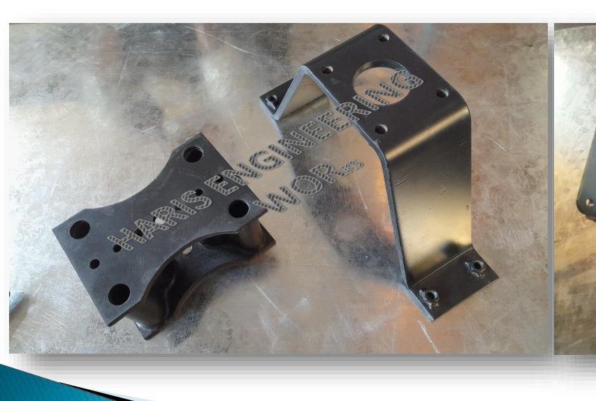 Seat spring, pintal hook and radiator bracket components